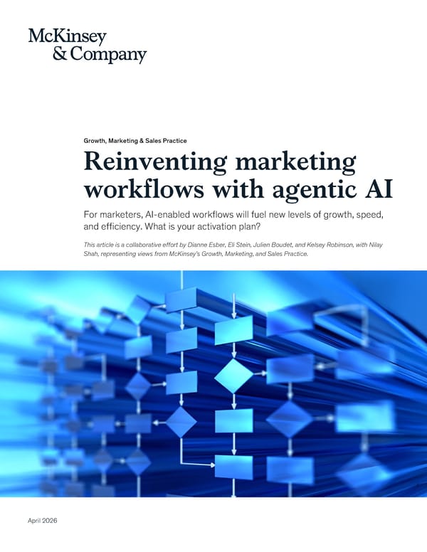 Reinventing Marketing Workflows with Agentic AI - Page 1