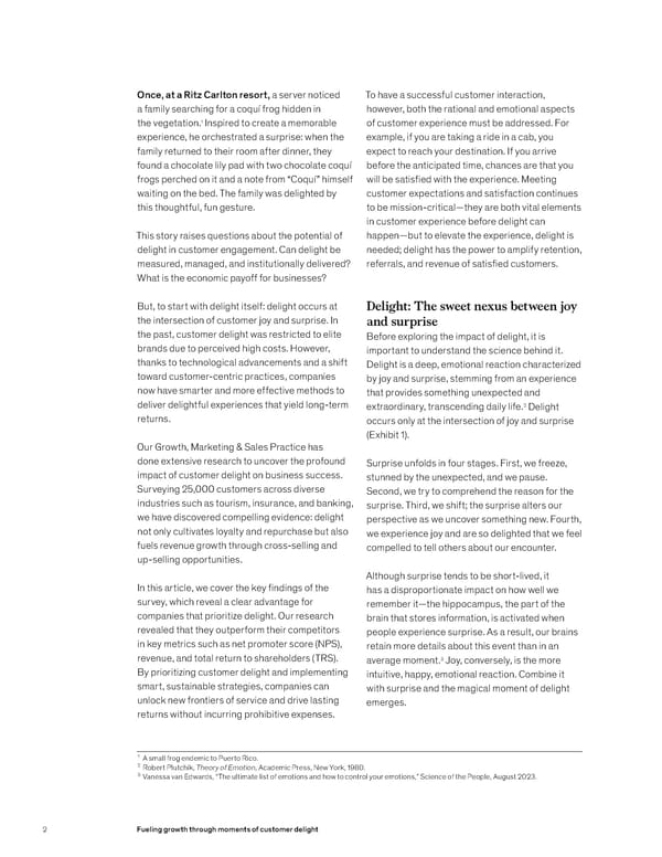 Fueling Growth Through Moments of Customer Delight - Page 2