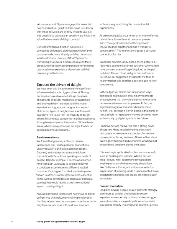 Fueling Growth Through Moments of Customer Delight - Page 6
