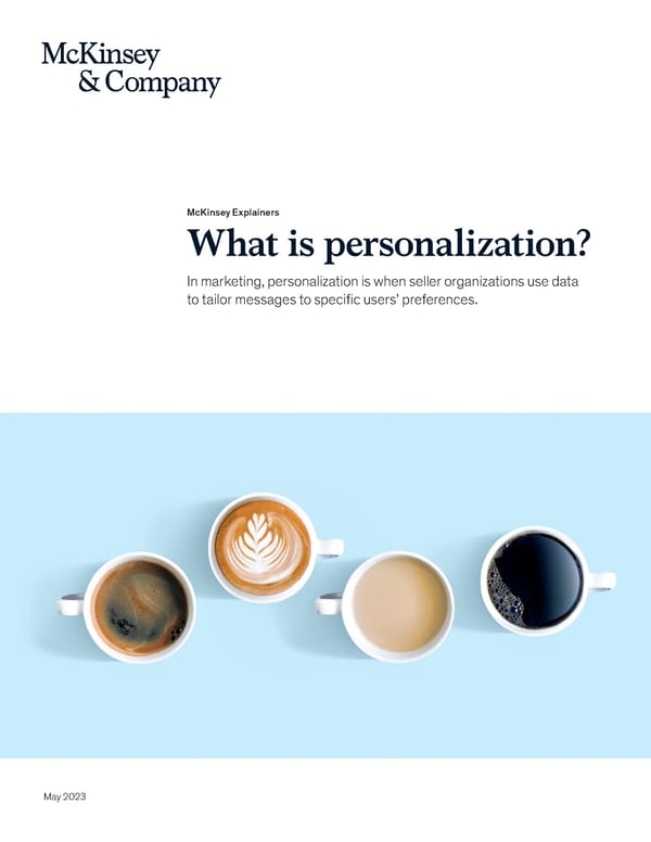 Understanding Personalization in Marketing - Page 1