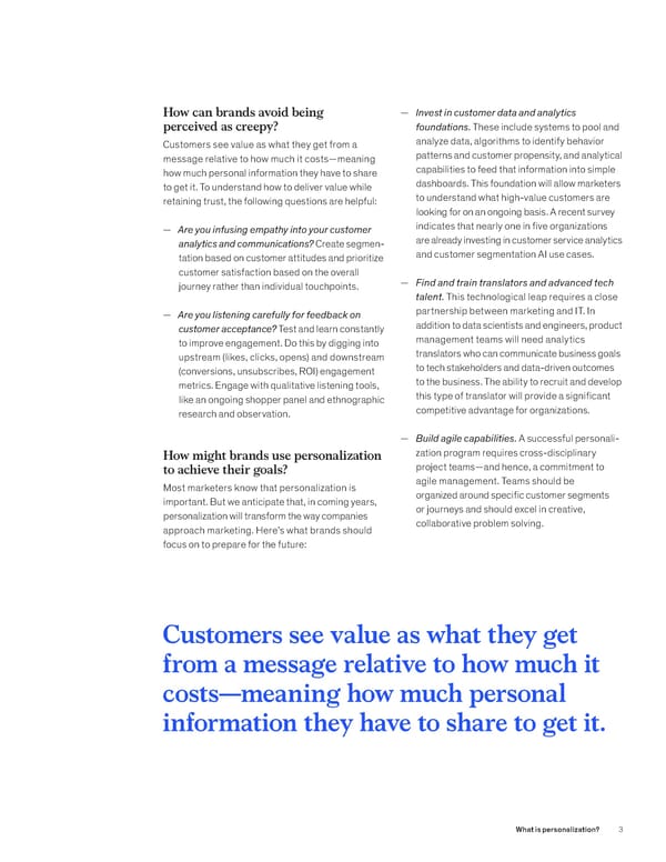 Understanding Personalization in Marketing - Page 3