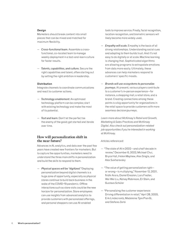 Understanding Personalization in Marketing - Page 6