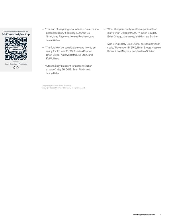 Understanding Personalization in Marketing - Page 7