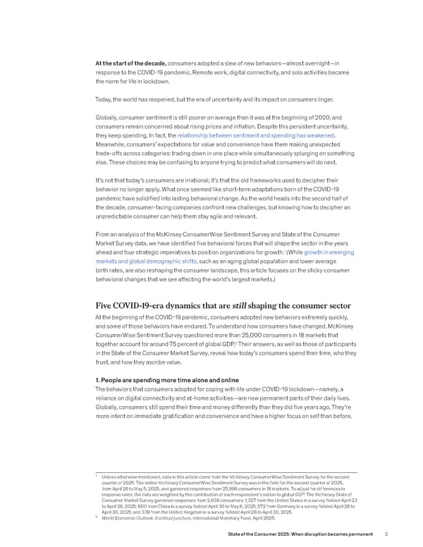 State of the Consumer 2025: When Disruption Becomes Permanent - Page 2