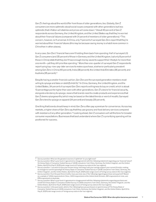 State of the Consumer 2025: When Disruption Becomes Permanent - Page 7