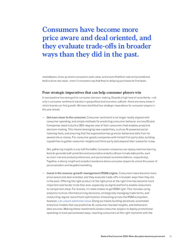 State of the Consumer 2025: When Disruption Becomes Permanent - Page 12