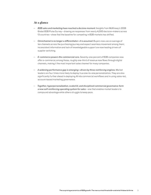 The Surprising Economics of B2B Growth: The New Survival Threshold - Page 2