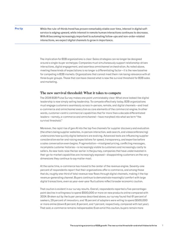 The Surprising Economics of B2B Growth: The New Survival Threshold - Page 7