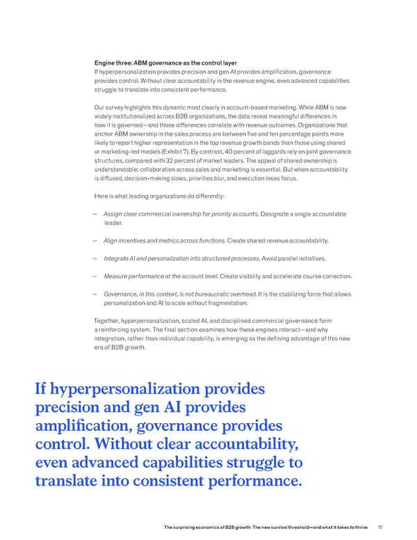 The Surprising Economics of B2B Growth: The New Survival Threshold - Page 15
