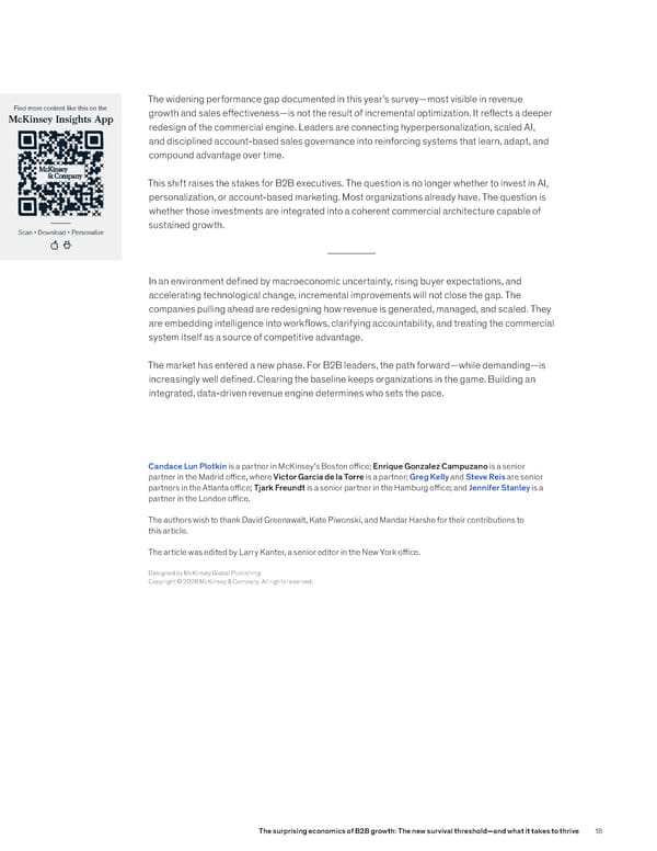 The Surprising Economics of B2B Growth: The New Survival Threshold - Page 18