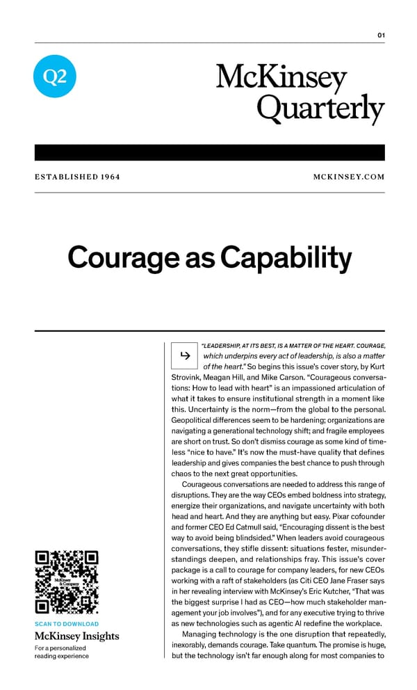 McKinsey Quarterly: A Time for Courage - Page 3