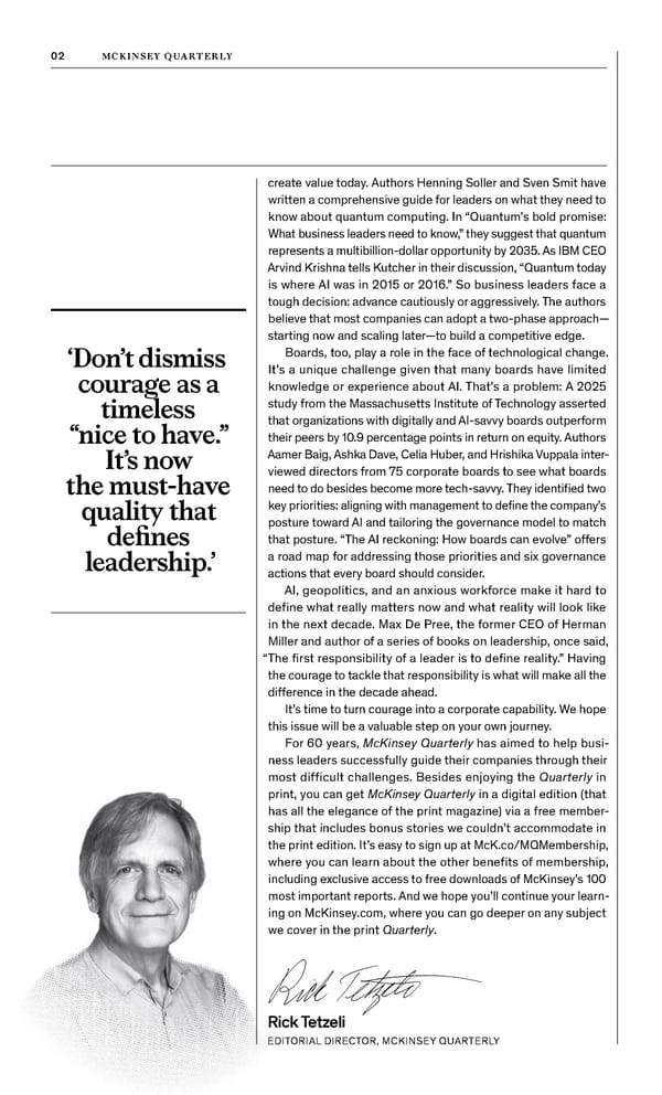 McKinsey Quarterly: A Time for Courage - Page 4