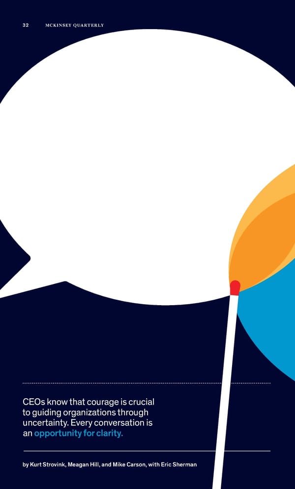 McKinsey Quarterly: A Time for Courage - Page 34