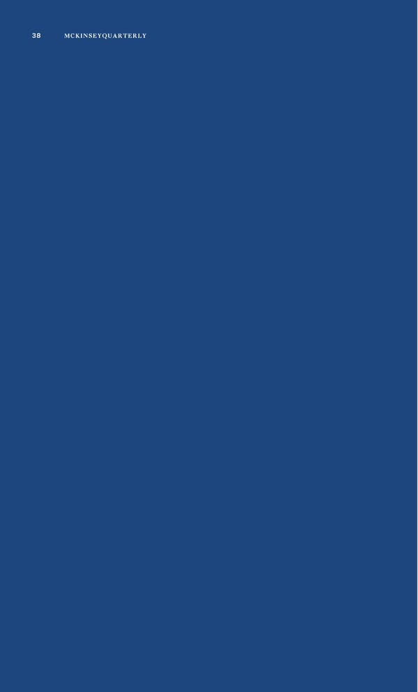 McKinsey Quarterly: A Time for Courage - Page 40