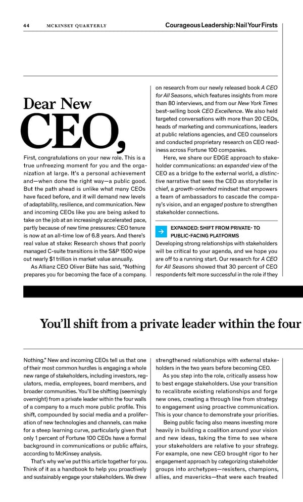 McKinsey Quarterly: A Time for Courage - Page 46