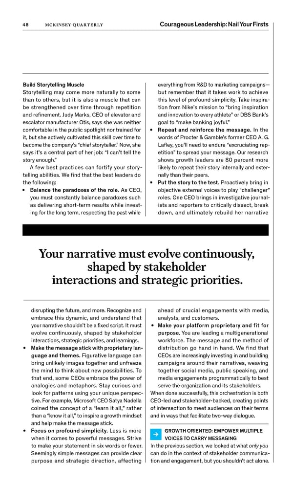 McKinsey Quarterly: A Time for Courage - Page 50