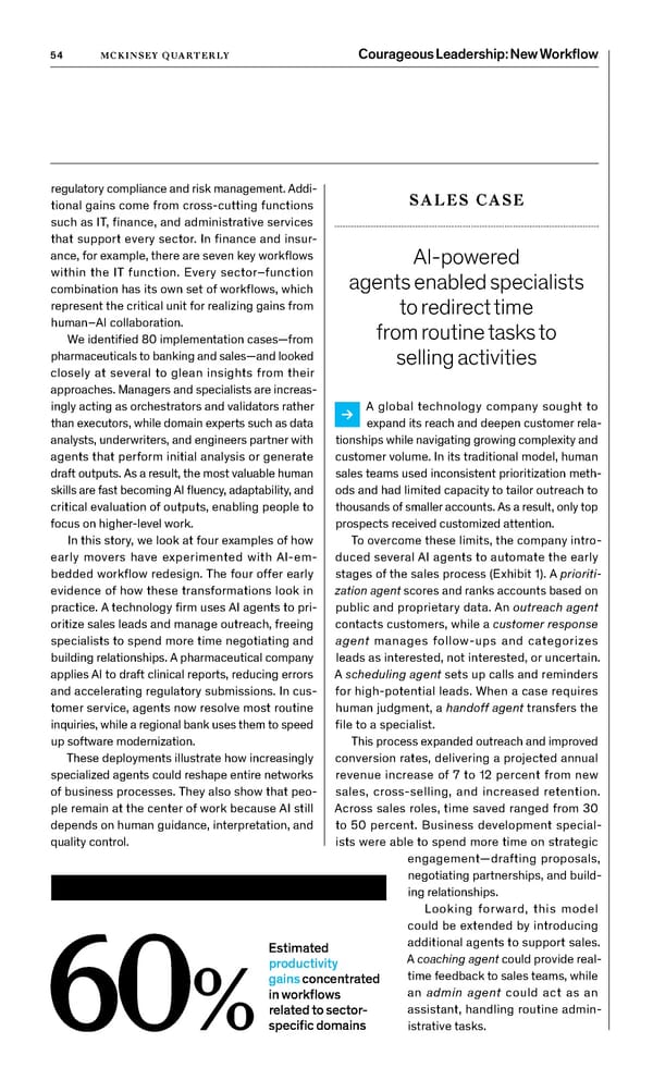 McKinsey Quarterly: A Time for Courage - Page 56