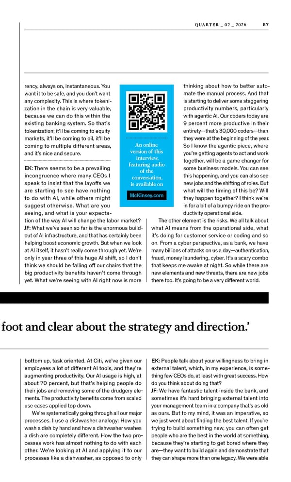 McKinsey Quarterly: A Time for Courage - Page 69