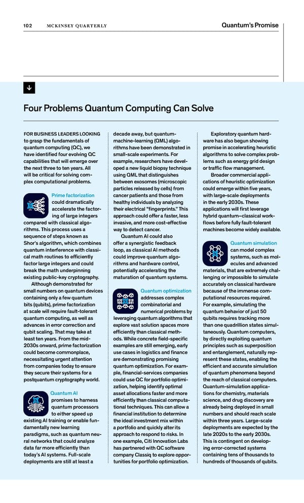 McKinsey Quarterly: A Time for Courage - Page 104