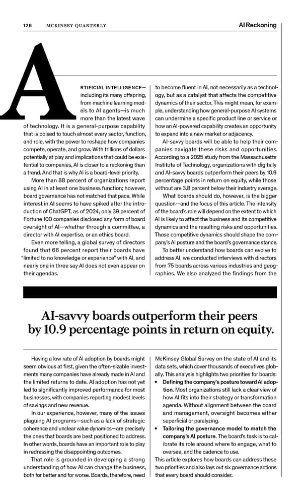 McKinsey Quarterly: A Time for Courage - Page 128