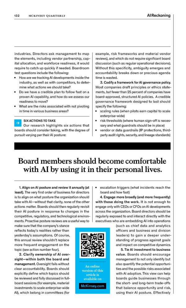 McKinsey Quarterly: A Time for Courage - Page 134
