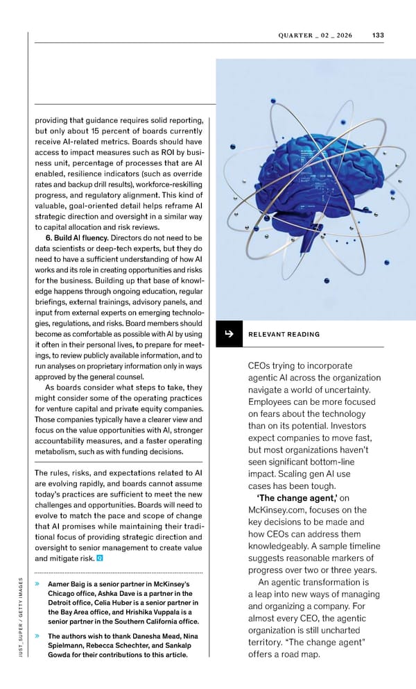 McKinsey Quarterly: A Time for Courage - Page 135