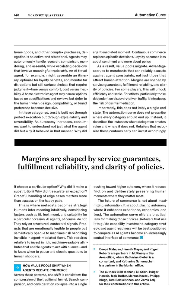 McKinsey Quarterly: A Time for Courage - Page 142
