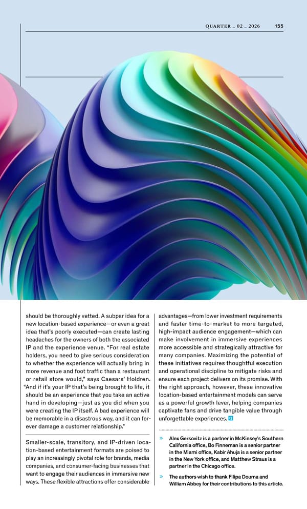 McKinsey Quarterly: A Time for Courage - Page 157